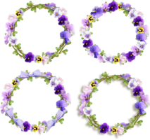 flowers & floral frame free transparent png image.