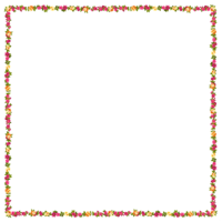 flowers & floral frame free transparent png image.