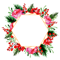 flowers & floral frame free transparent png image.