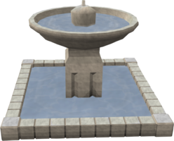 architecture & Fountain free transparent png image.