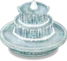 architecture & Fountain free transparent png image.