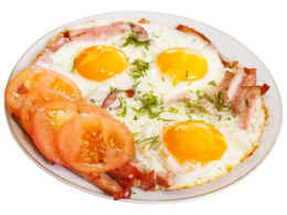 food & fried egg free transparent png image.