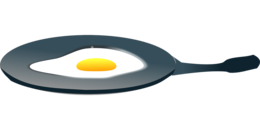 food & fried egg free transparent png image.