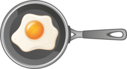 food & fried egg free transparent png image.