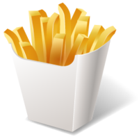 food & Fries free transparent png image.