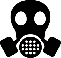 technic & gas mask free transparent png image.