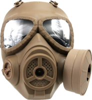 technic & gas mask free transparent png image.