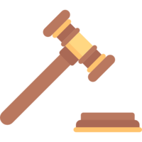 objects & Gavel free transparent png image.