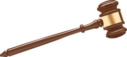 objects & Gavel free transparent png image.