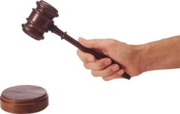 objects & Gavel free transparent png image.