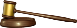 objects & Gavel free transparent png image.