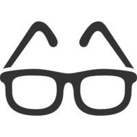 objects & glasses free transparent png image.