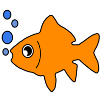 animals & goldfish free transparent png image.