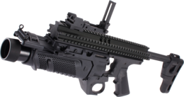 weapons & grenade launcher free transparent png image.