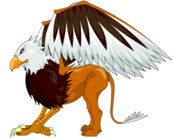 fantasy & Griffin free transparent png image.