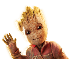 fantasy & Groot free transparent png image.