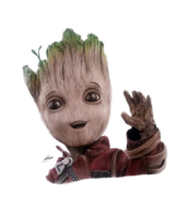 fantasy & Groot free transparent png image.