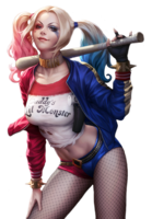 heroes & Harley Quinn free transparent png image.