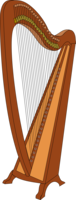 objects & Harp free transparent png image.