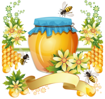 food & Honey free transparent png image.