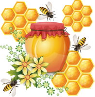 food & Honey free transparent png image.