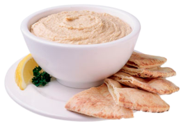 food & hummus free transparent png image.