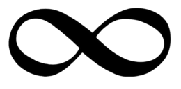 alphabet & Infinity free transparent png image.