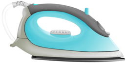 electronics & Clothes iron free transparent png image.