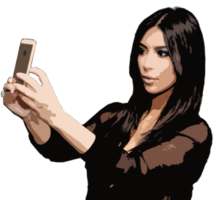 celebrities & Kim Kardashian free transparent png image.