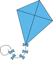 objects & kite free transparent png image.