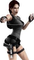 heroes & Lara Croft free transparent png image.