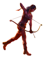 heroes & Lara Croft free transparent png image.