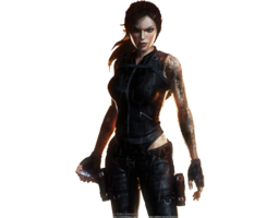 heroes & Lara Croft free transparent png image.