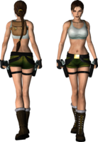 heroes & Lara Croft free transparent png image.