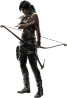 heroes & Lara Croft free transparent png image.