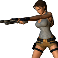 heroes & Lara Croft free transparent png image.