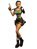 heroes & Lara Croft free transparent png image.