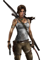 heroes & lara croft free transparent png image.