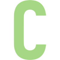 alphabet & C free transparent png image.