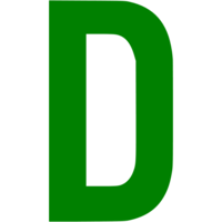 alphabet & D free transparent png image.