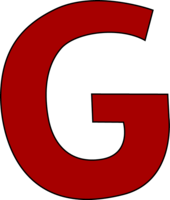 alphabet & G free transparent png image.