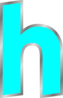 alphabet & H free transparent png image.