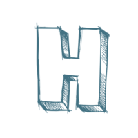 alphabet & H free transparent png image.