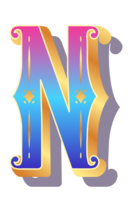 alphabet & N free transparent png image.