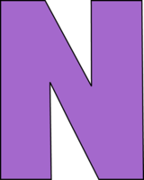 alphabet & N free transparent png image.