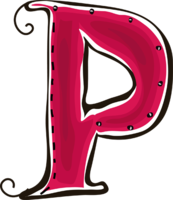 alphabet & P free transparent png image.