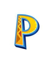 alphabet & P free transparent png image.