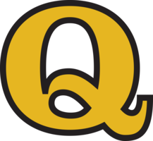 alphabet & Q free transparent png image.