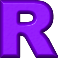 alphabet & R free transparent png image.