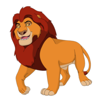 heroes & lion king free transparent png image.